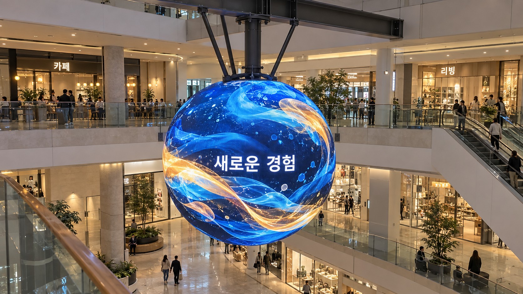 쇼핑몰 천장형 스피어